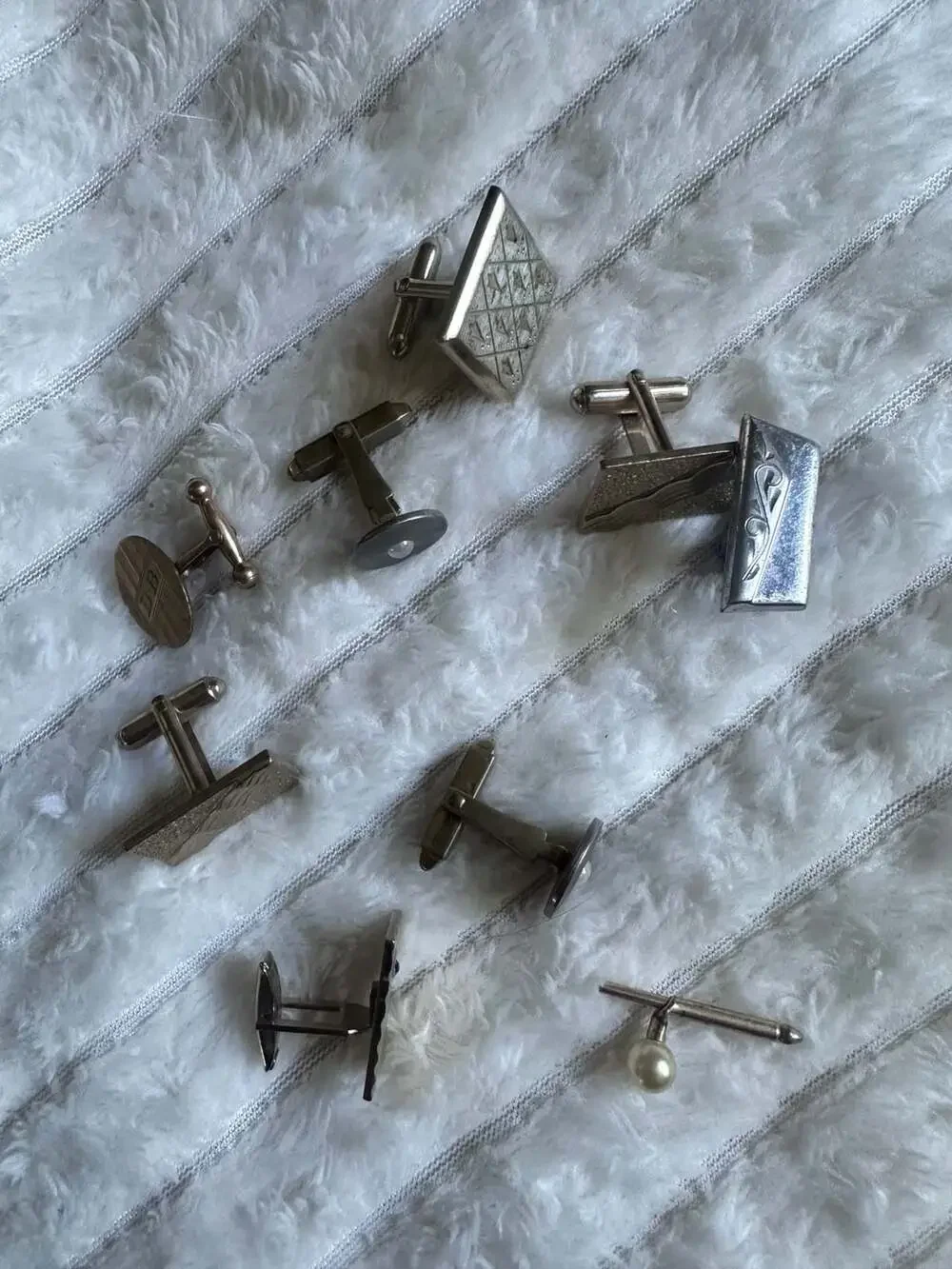 Vintage Assorted Men's Cufflinks and Tie Tack Set